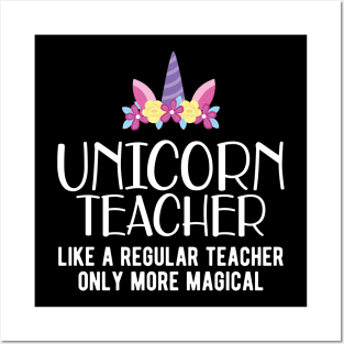 Unicorn Teacher Posters and Art